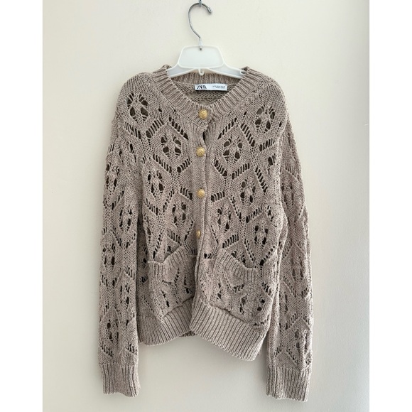 Zara Woven Cardigan - Picture 1 of 3